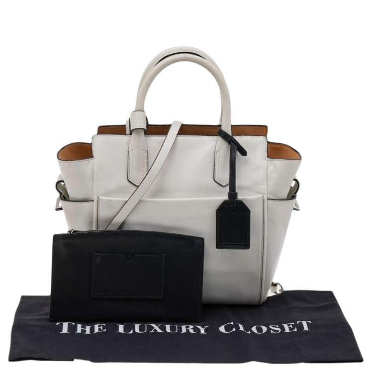 Pre Owned Reed Krakoff White Leather Atlantique Tote