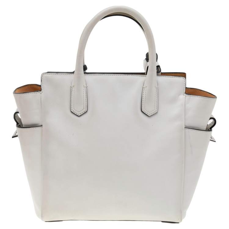 Pre Owned Reed Krakoff White Leather Atlantique Tote