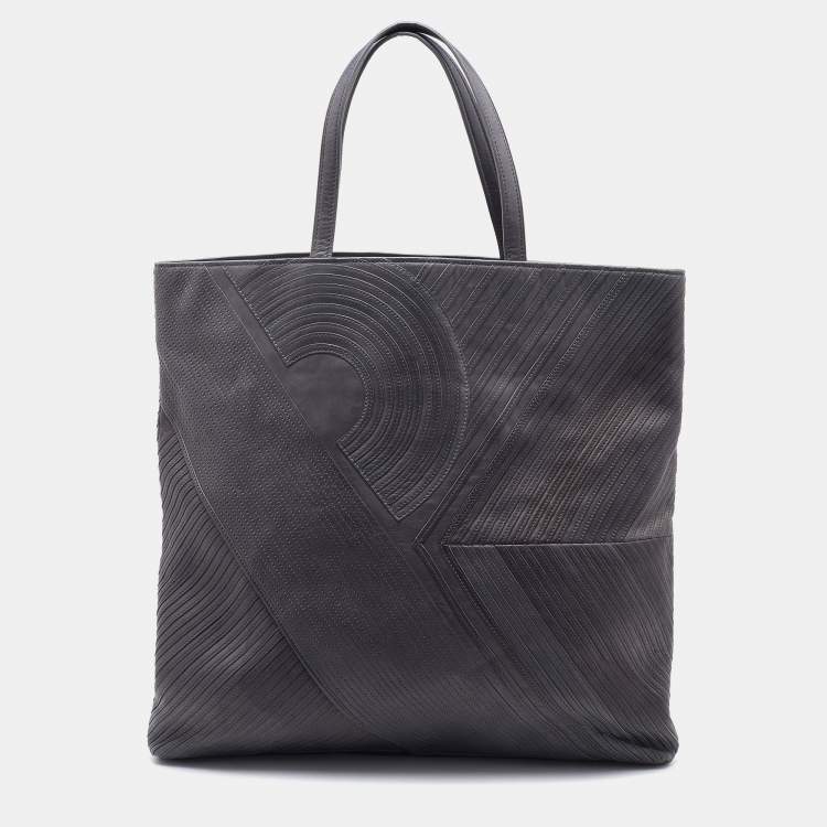 Pre Owned Reed Krakoff Grey Leather Tote