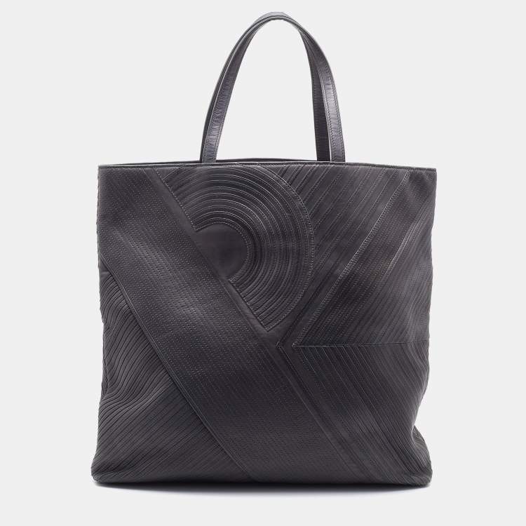 Pre Owned Reed Krakoff Grey Leather Tote