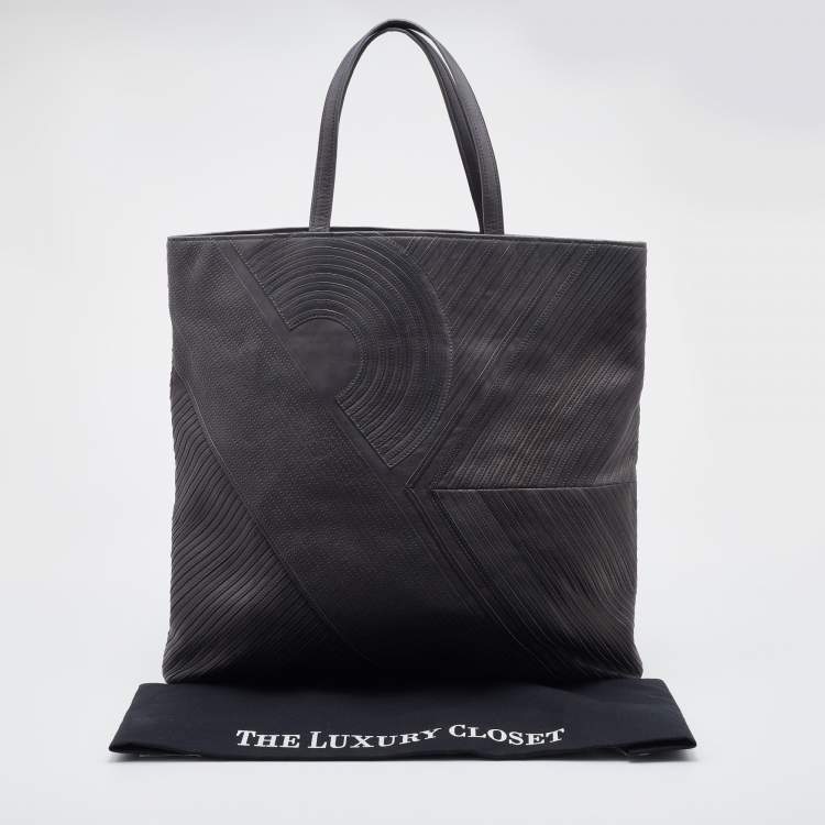 Pre Owned Reed Krakoff Grey Leather Tote