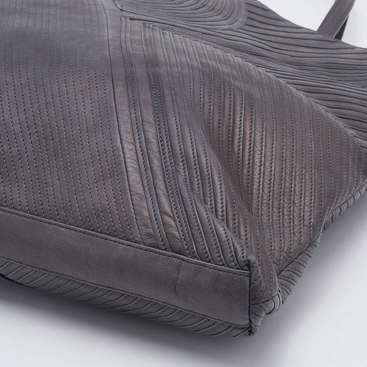 Pre Owned Reed Krakoff Grey Leather Tote