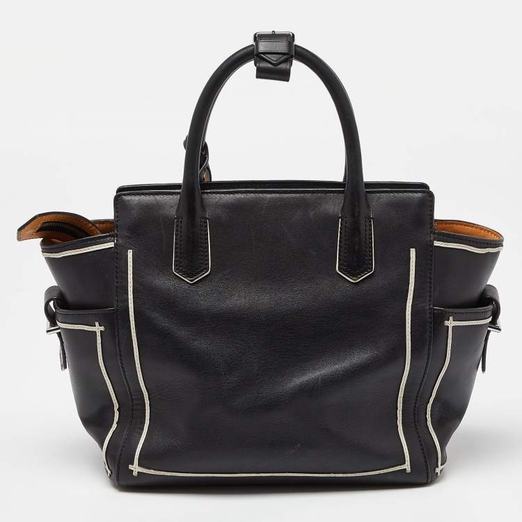 Pre Owned Reed Krakoff Black/White Leather Atlantique Tote