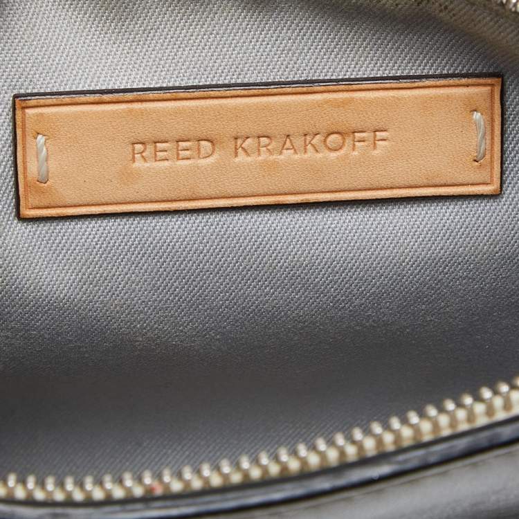 Pre Owned Reed Krakoff Black/White Leather Atlantique Tote