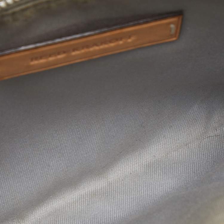 Pre Owned Reed Krakoff Black/White Leather Atlantique Tote