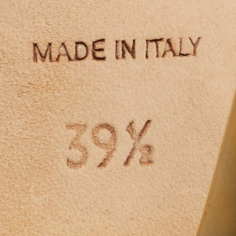 Pre Owned René Caovilla Black Satin Crystal Embellished Ankle Strap Sandals Size 39.5