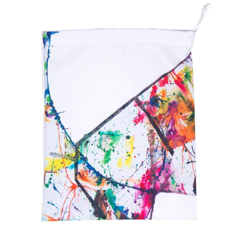 Pre Owned Mahaweb Abstract Design Limited Edition Shoe Box & Dust Bag for Rene Caovilla 