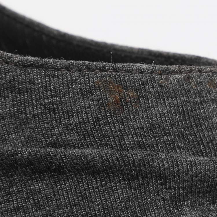 مملوكة مسبقًا René Caovilla Crystal Embellished Size 41 Grey Knit Fabric Booties