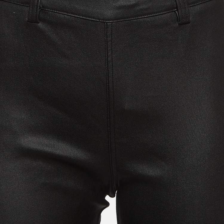 Pre Owned Retrofete Black Stretch Rayon Flared Pants XXS