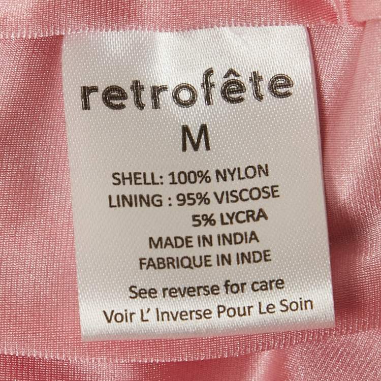 Pre Owned Retrofete Multicolor Sequin Nikki Mini Dress M