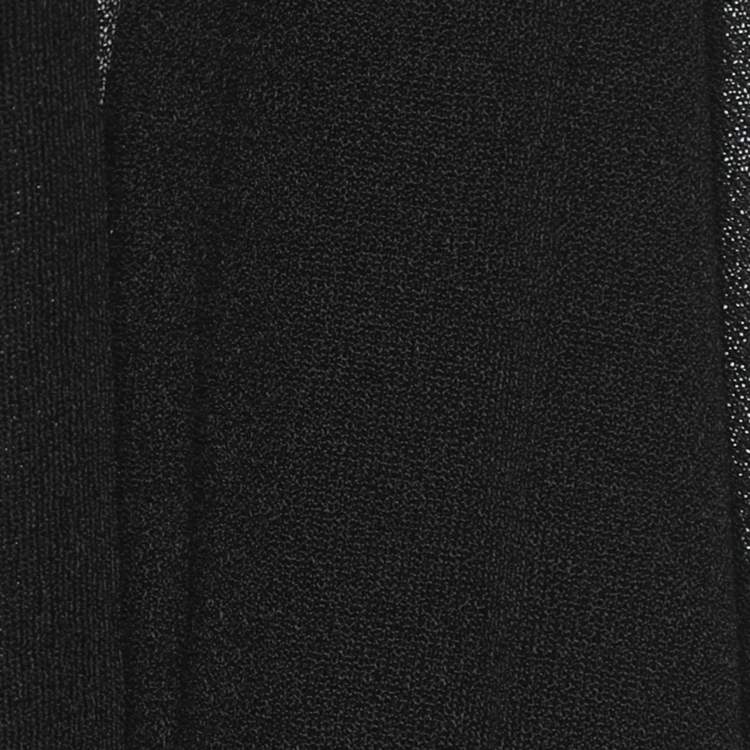 Pre Owned Rick Owens Black Stretch Knit Cardigan M