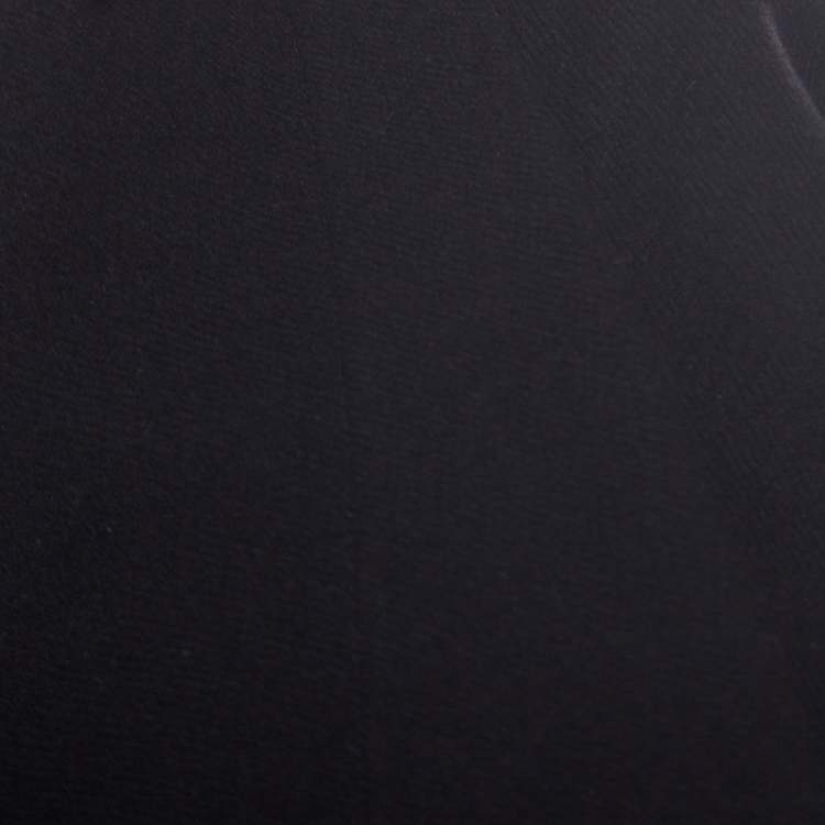 Pre Owned Rick Owens Black Wool Cross Embellished Sleeveless Waterfall Jacket S