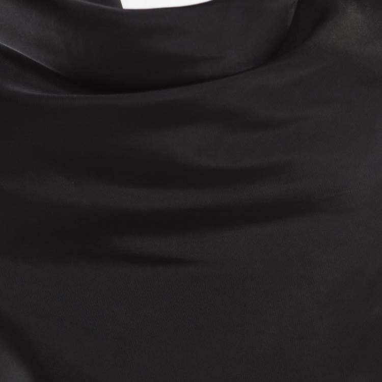 Pre Owned Rick Owens Black Harness Detail Sleeveless Tunic S