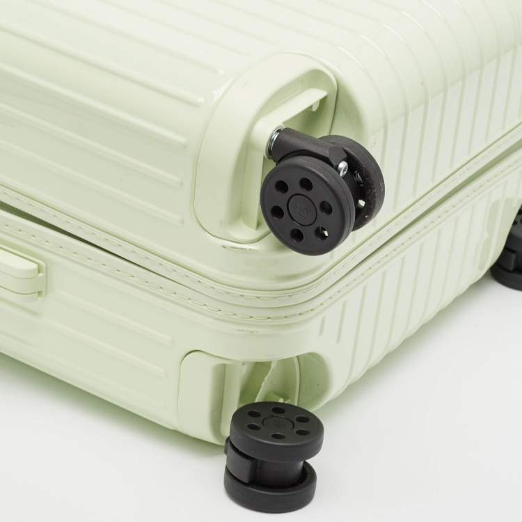 مملوكة مسبقًا Rimowa Mint Green Polycarbonate Essential Cabin Suitcase