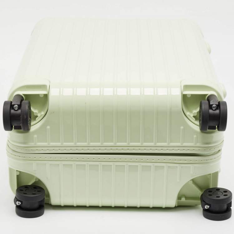 مملوكة مسبقًا Rimowa Mint Green Polycarbonate Essential Cabin Suitcase
