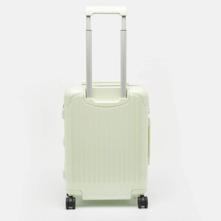 مملوكة مسبقًا Rimowa Mint Green Polycarbonate Essential Cabin Suitcase