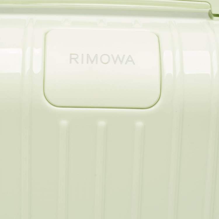 مملوكة مسبقًا Rimowa Mint Green Polycarbonate Essential Cabin Suitcase