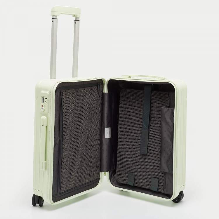 مملوكة مسبقًا Rimowa Mint Green Polycarbonate Essential Cabin Suitcase