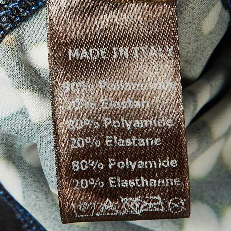 Pre Owned Roberto Cavalli Black Printed Jersey Tank Top M