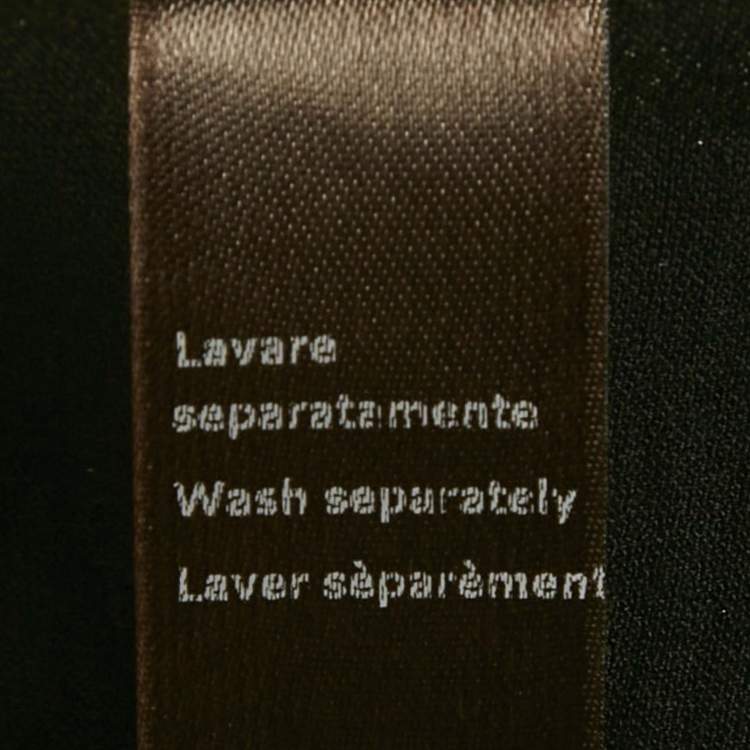 مملوكة مسبقًا Roberto Cavalli Gym Metallic Gold Snakeskin Patterned Polyester Sequin Sweatshirt & Jogger Set M