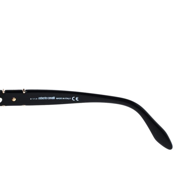 Pre Owned Roberto Cavalli Black/Brown Gradient 650S Caprifoglio Sunglasses