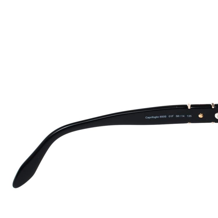 Pre Owned Roberto Cavalli Black/Brown Gradient 650S Caprifoglio Sunglasses