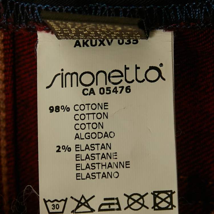 Pre Owned Roberto Cavalli Red Denim Skinny Jeans M/Waist 28"