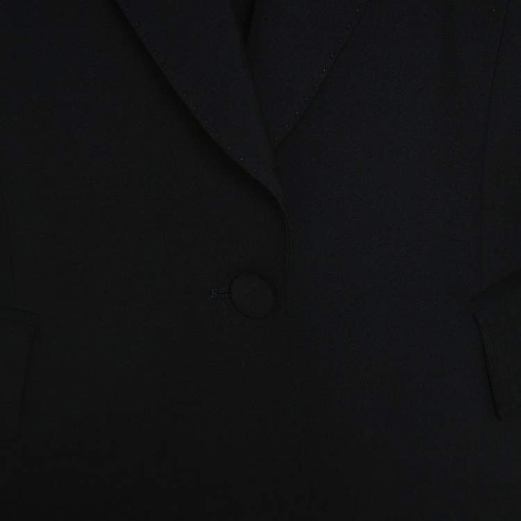 Pre Owned Roberto Cavalli Black Wool Tailored Blazer M