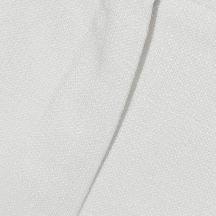 Pre Owned Roberto Cavalli White Viscose Trousers Size 46