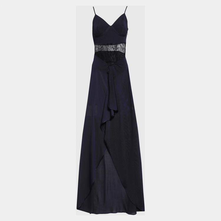Pre Owned Roberto Cavalli Vinyon Gown 48