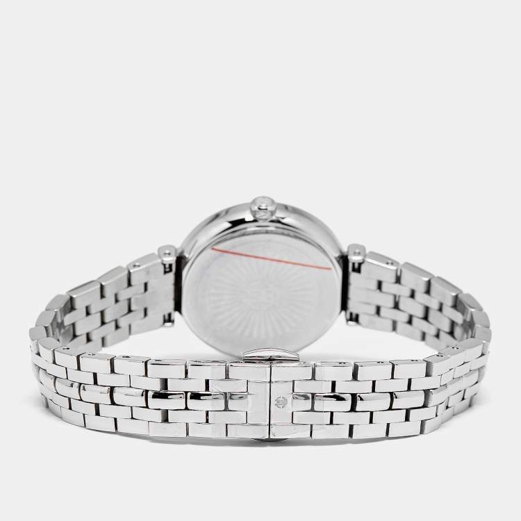 Pre Owned Roberto Cavalli Chiarezza RC5L078M0015 Pink Dial Stainless Steel Women's Wristwatch 30 mm