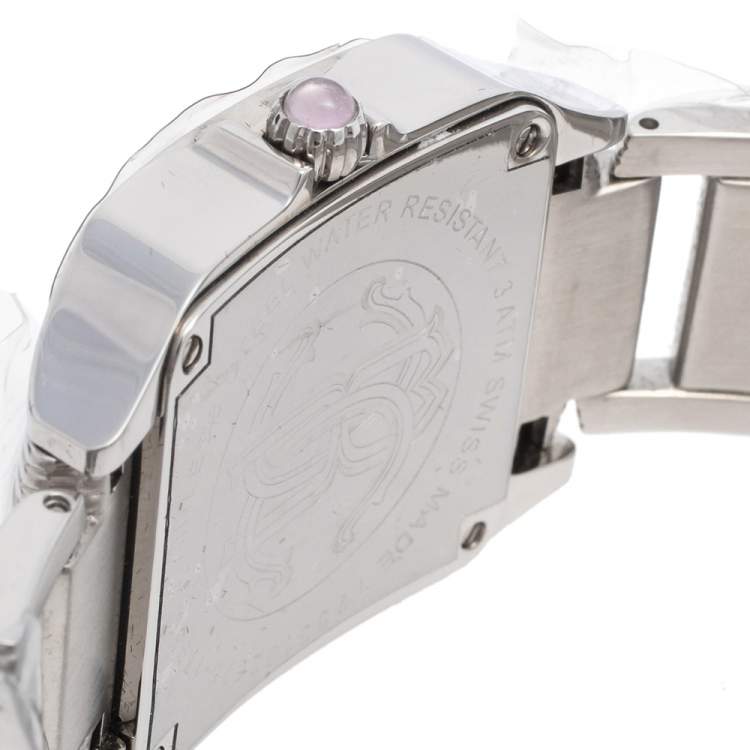 مملوكة مسبقًا Roberto Cavalli Mother Of Pearl Stainless Steel Venom R7253192575 Women's Wristwatch 33 mm