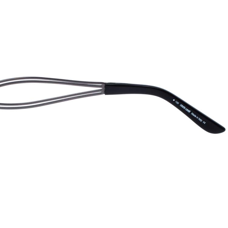 Pre Owned Roberto Cavalli Green Gradient Peonia 526S Oversize Sunglasses