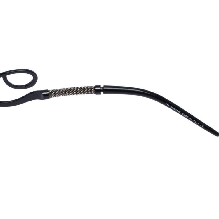 Pre Owned Roberto Cavalli Black Smoke Carneia Oversize Sunglasses