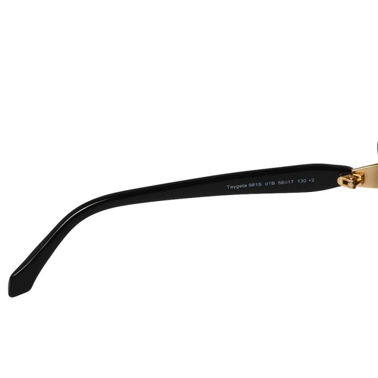 Pre Owned Roberto Cavalli Black/ Bicolor Gradient Taygeta 981S Cateye Sunglasses