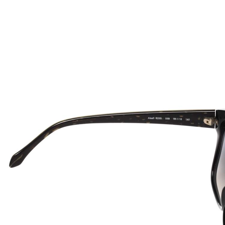Pre Owned Roberto Cavalli Black & Havana/ Grey Gradient 825S Alsafi Square Sunglasses