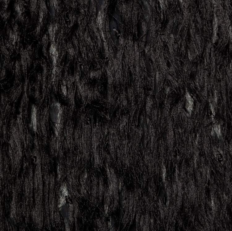 Pre Owned Roberto Cavalli Black Leopard Print Silk Fringed Scarf