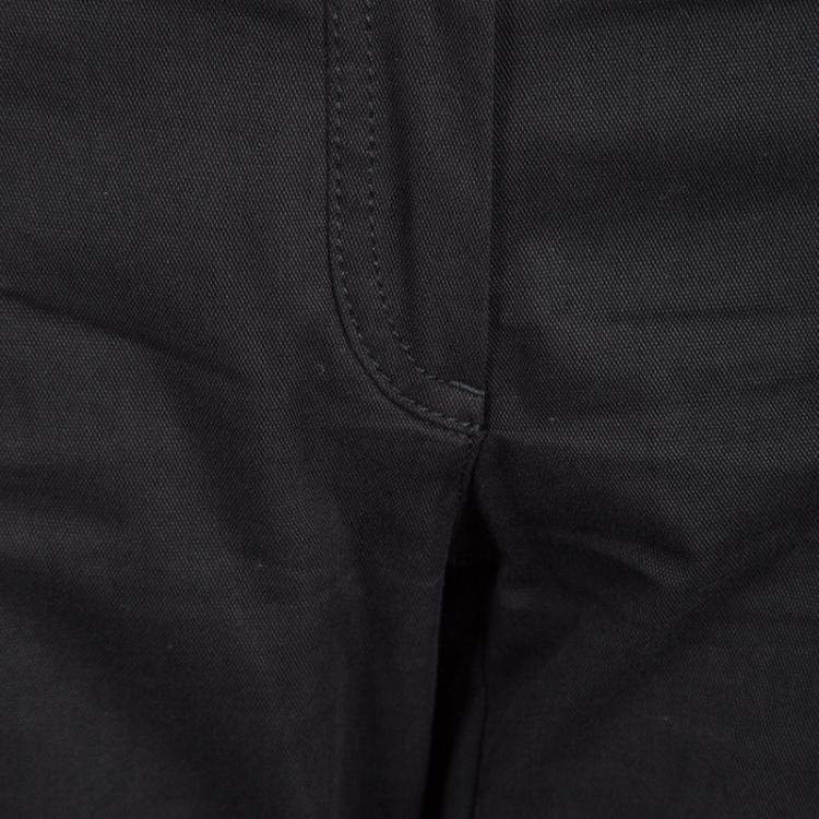 Pre Owned Roberto Cavalli Black Denim Flared Bottom Jeans M
