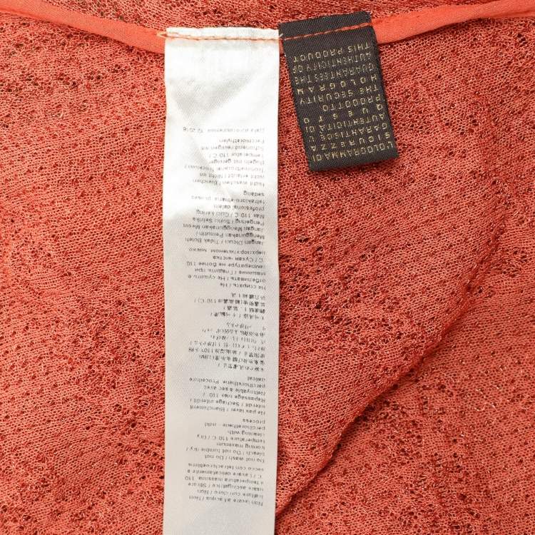 Pre Owned Roberto Cavalli Multicolor Lamé Fabric Dress S