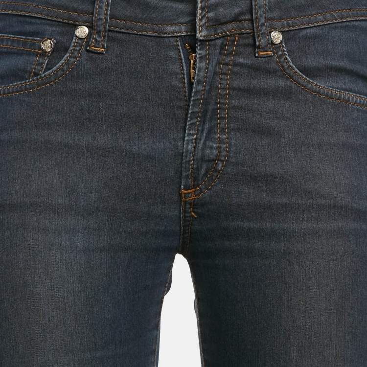 Pre Owned Roberto Cavalli Blue Denim Skinny Jeans S Waist 28"