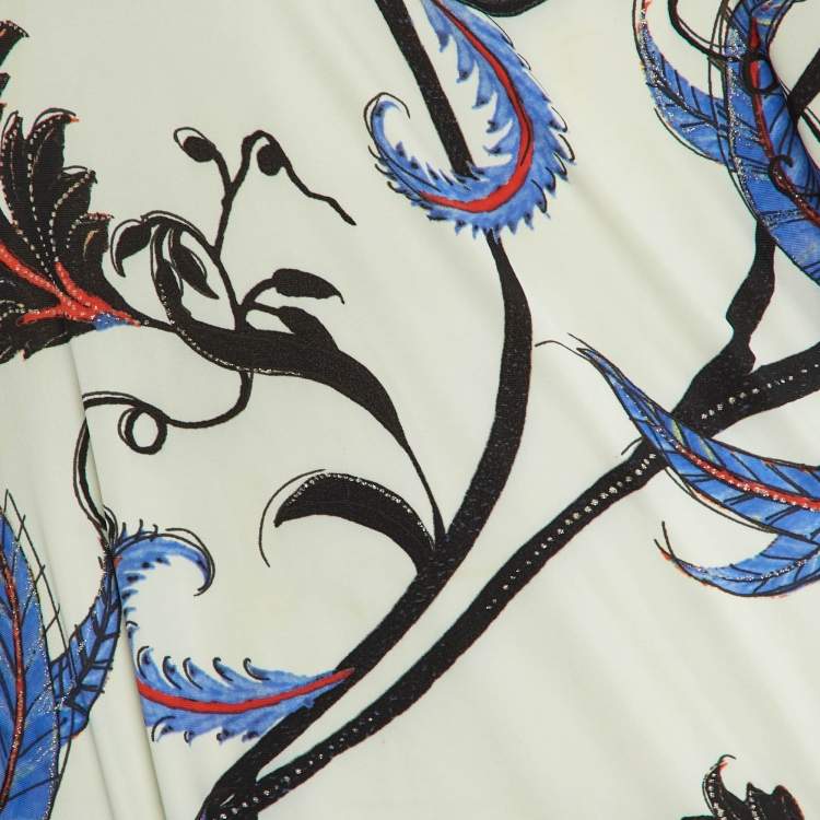 مملوكة مسبقًا Roberto Cavalli Multicolor Printed Jersey Shift Dress M