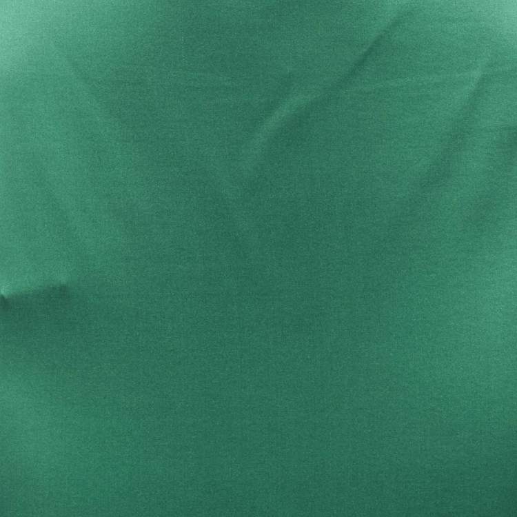 Pre Owned Roberto Cavalli Green Satin Ruffled High-Low Maxi Skirt M