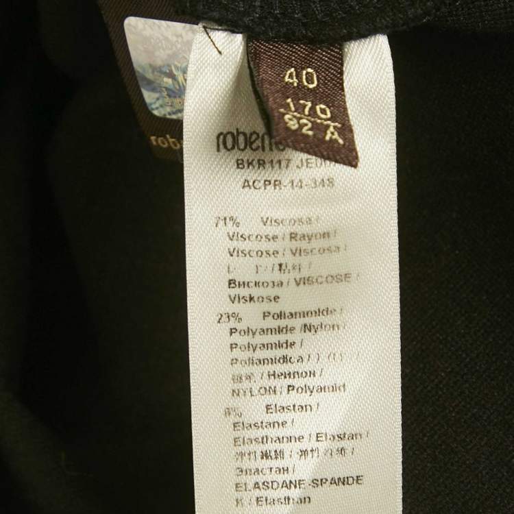 Pre Owned Roberto Cavalli Black Snake Embellished Jersey Mini Dress S
