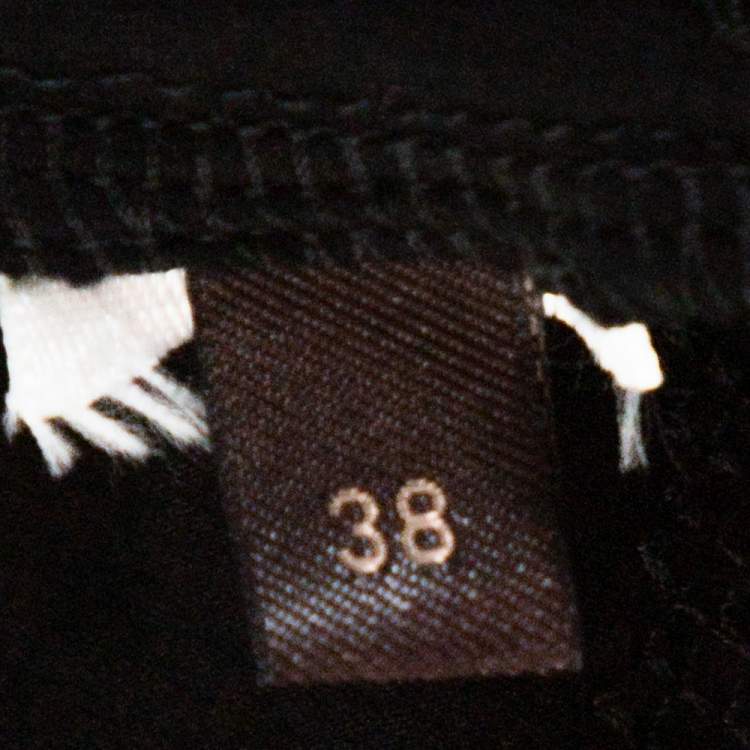 Pre Owned Roberto Cavalli Black Knit Sequined One Shoulder Mini Dress S