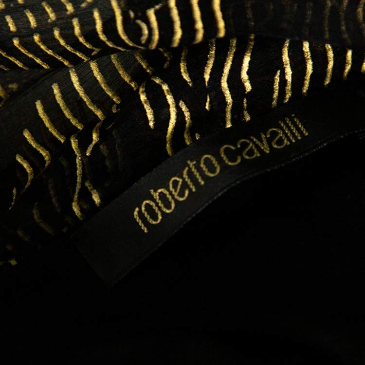 Pre Owned Roberto Cavalli Multicolor Prink Top and Skirt Set S