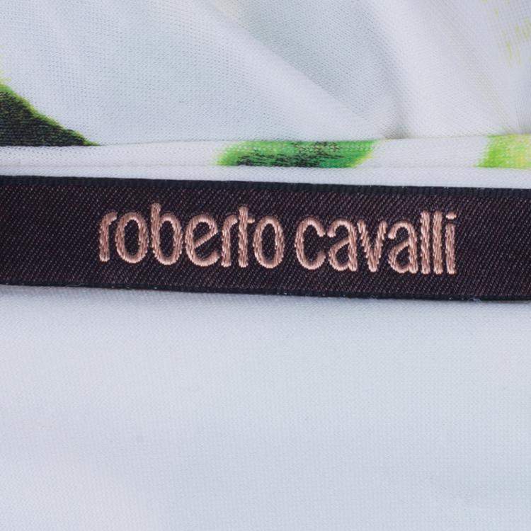 Pre Owned Roberto Cavalli Multicolor Sleeveless Top S