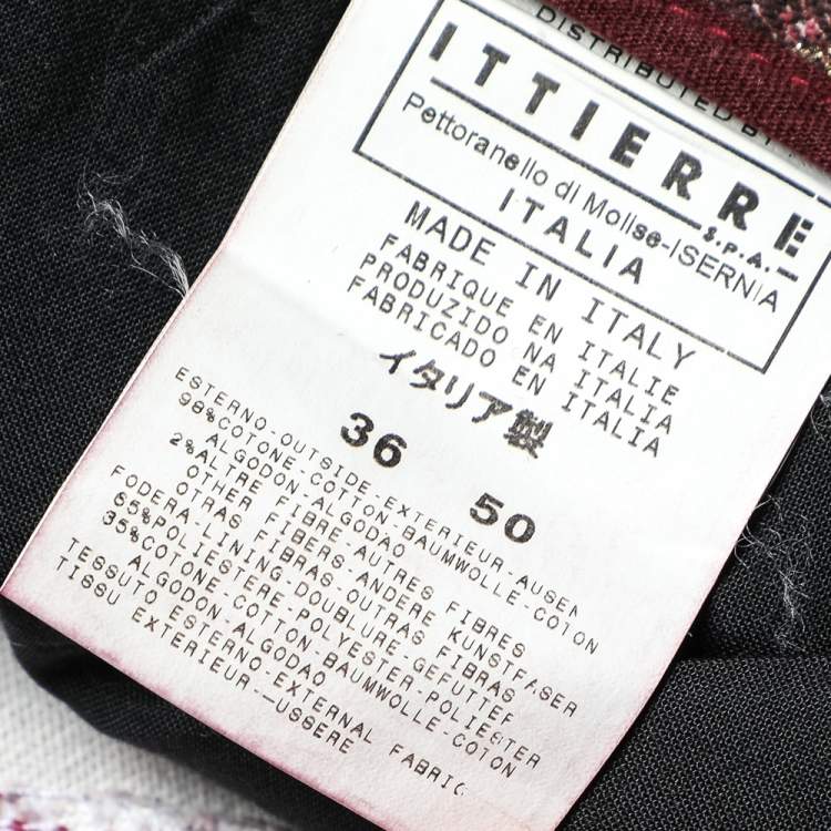 Pre Owned Roberto Cavalli Purple Lurex Denim Embellished Waist Detail Straight Leg Denim XL