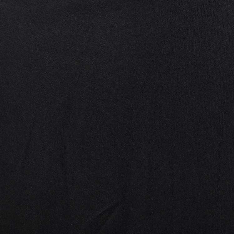 Pre Owned Roberto Cavalli Black Crepe Maxi Skirt L