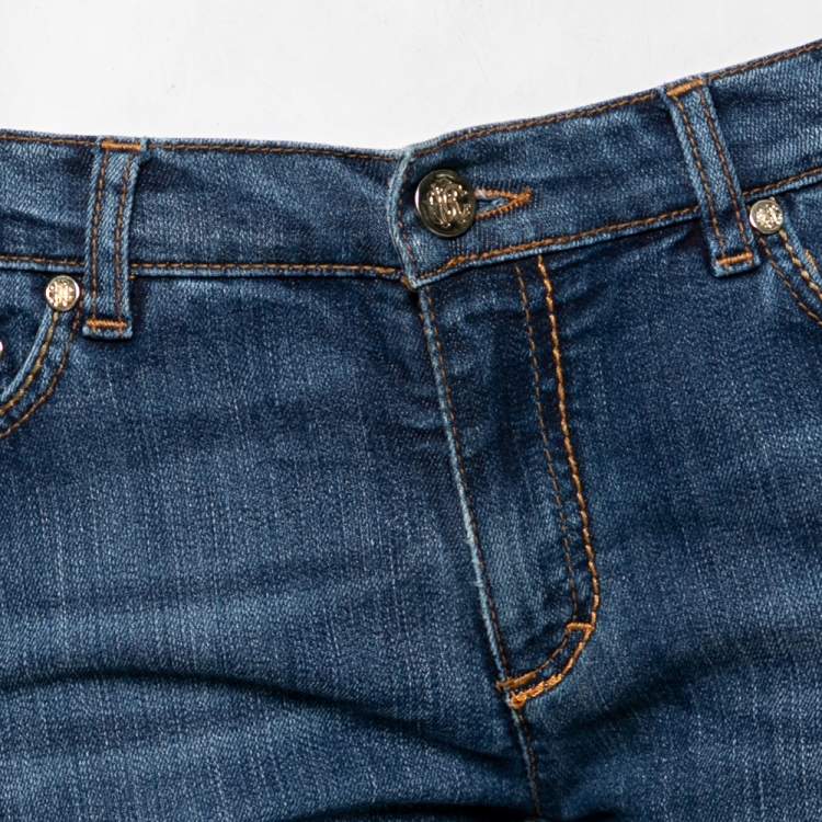 مملوكة مسبقًا Roberto Cavalli Blue Denim Jeans M
