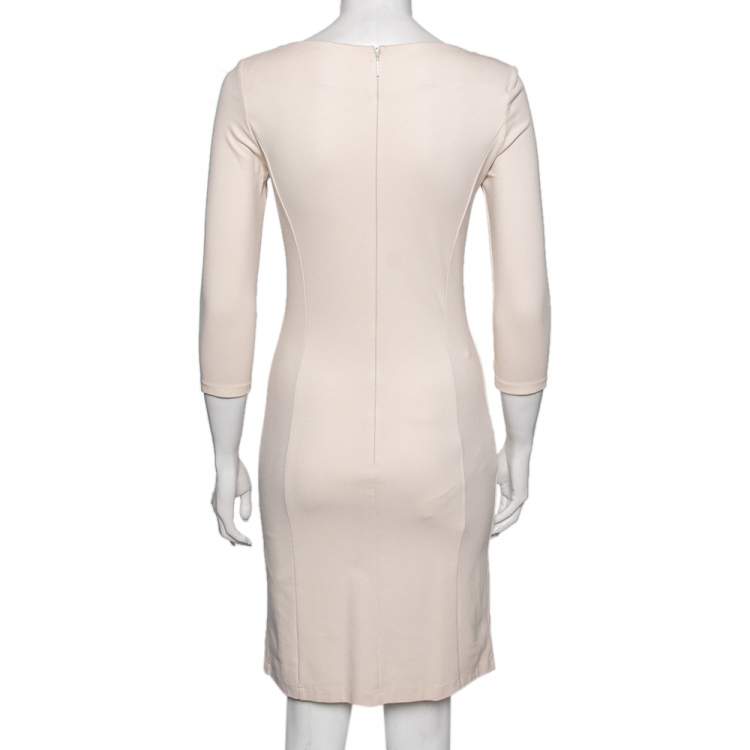 مملوكة مسبقًا Roberto Cavalli Light Pink Embellished Sheath Dress M
